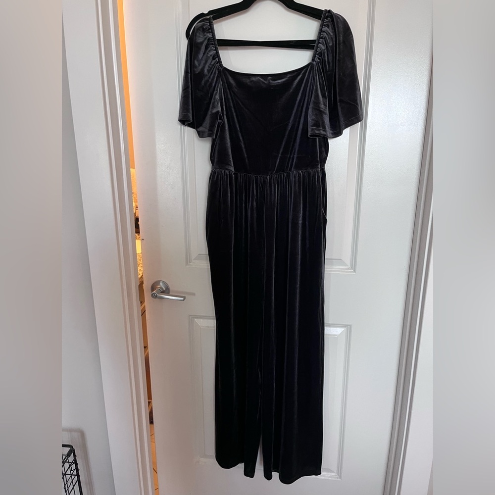 Old Navy velvet jumpsuit